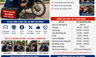 Sửa Xe Máy Quận Ba Đình