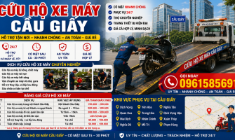 Cứu Hỗ Xe Máy Hà Nội Tại Cầu Giấy
